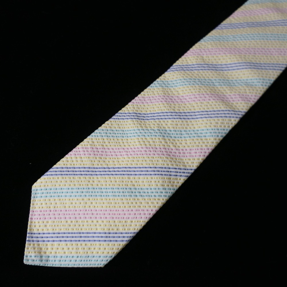 Vintage Mark Pendleton Mens Tie Silk Multi-Color Pastels Made in USA 3.25x56